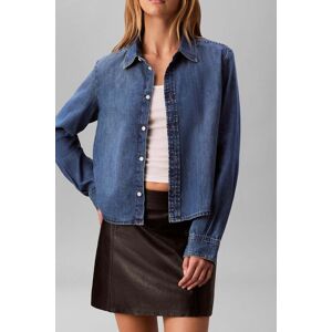 Calvin Klein Cropped Ls Shirt Indigo Hastings Taille: M Chemises à boutons Outlet Femme Bleu - Publicité Calvin Klein Cropped Ls Shirt Indigo Hastings Taille: M Chemises à boutons Outlet Femme Bleu - Publicité