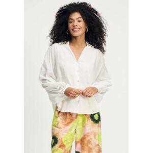 POM Amsterdam Blouse - Lena Crispy White Taille: 44 Chemises à boutons Outlet Femme Blanche - Publicité POM Amsterdam Blouse - Lena Crispy White Taille: 44 Chemises à boutons Outlet Femme Blanche - Publicité