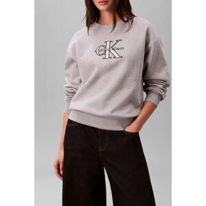 Calvin Klein Ls Foil Monologo Sweatshirt Heroic Grey Heather Taille: S Pulls Outlet Femme Gris - Publicité Calvin Klein Ls Foil Monologo Sweatshirt Heroic Grey Heather Taille: S Pulls Outlet Femme Gris - Publicité