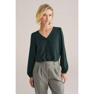 We Fashion Blouse Dark Green Taille: XS Chemises à boutons Outlet Femme Vert - Publicité We Fashion Blouse Dark Green Taille: XS Chemises à boutons Outlet Femme Vert - Publicité