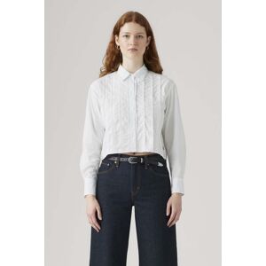 Levis Levi's Cropped Harlie Tuxedo Shirt Taille: S Chemises à boutons Outlet Femme - Publicité Levis Levi's Cropped Harlie Tuxedo Shirt Taille: S Chemises à boutons Outlet Femme - Publicité
