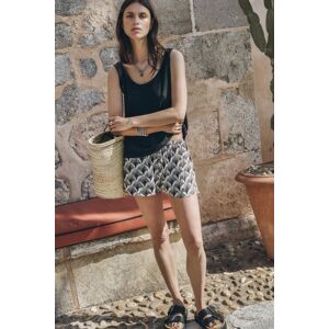 Mikuta The Black Printed Flowy Shorts Black Taille: L Pyjamas Outlet Femme Le Noir - Publicité Mikuta The Black Printed Flowy Shorts Black Taille: L Pyjamas Outlet Femme Le Noir - Publicité