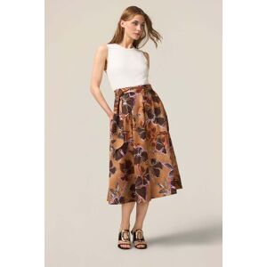 Oltre Flare Dress Combined With Sash Brown Taille: M Robes Outlet Femme Marron - Publicité Oltre Flare Dress Combined With Sash Brown Taille: M Robes Outlet Femme Marron - Publicité