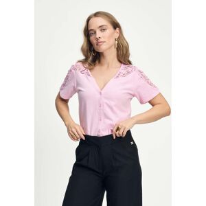 POM Amsterdam Tshirt - Ellen Rose Pink Taille: 40 Chemises à boutons Outlet Femme Rose - Publicité POM Amsterdam Tshirt - Ellen Rose Pink Taille: 40 Chemises à boutons Outlet Femme Rose - Publicité