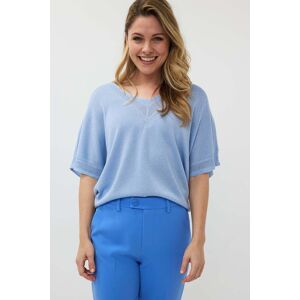 Esqualo Sweater Batwing Pointelle Lurex Sky Blue Taille: XXL Pulls en Maille Outlet Femme Bleu - Publicité Esqualo Sweater Batwing Pointelle Lurex Sky Blue Taille: XXL Pulls en Maille Outlet Femme Bleu - Publicité