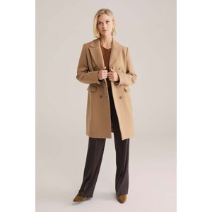 We Fashion Coat Beige Taille: 40 Manteaux à double boutonnage Outlet Femme Marron - Publicité We Fashion Coat Beige Taille: 40 Manteaux à double boutonnage Outlet Femme Marron - Publicité