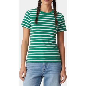 Tommy Hilfiger Slim Cody Crew Neck Ss Nouveau Green/ecru Taille: XS Chemises Outlet Femme Vert - Publicité Tommy Hilfiger Slim Cody Crew Neck Ss Nouveau Green/ecru Taille: XS Chemises Outlet Femme Vert - Publicité