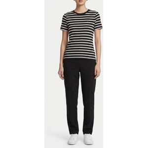 Tommy Hilfiger Slim Cody Crew Neck Ss Black/ecru Taille: XS Chemises Outlet Femme Le Noir - Publicité Tommy Hilfiger Slim Cody Crew Neck Ss Black/ecru Taille: XS Chemises Outlet Femme Le Noir - Publicité