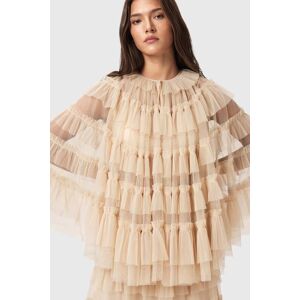 AllSaints Aude Ruffle Cape Blush Pink Taille: OS Robes longues Outlet Femme Rose - Publicité AllSaints Aude Ruffle Cape Blush Pink Taille: OS Robes longues Outlet Femme Rose - Publicité