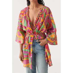 BA&SH Kimono Dean Fuschia Taille: 2 Vestes Outlet Femme - Publicité BA&SH Kimono Dean Fuschia Taille: 2 Vestes Outlet Femme - Publicité