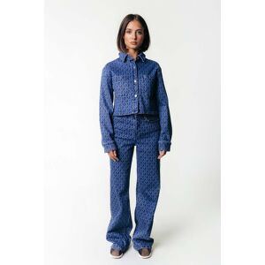 Colourful Rebel Gaias Logo High Rise Wide Leg Denim Pants Mid Blue Denim Taille: M Évasés pantalons Outlet Femme Bleu - Publicité Colourful Rebel Gaias Logo High Rise Wide Leg Denim Pants Mid Blue Denim Taille: M Évasés pantalons Outlet Femme Bleu - Publicité