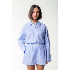 Colourful Rebel Lyn Striped Short Light Baby Blue Taille: M Chemises à boutons Outlet Femme Bleu - Publicité Colourful Rebel Lyn Striped Short Light Baby Blue Taille: M Chemises à boutons Outlet Femme Bleu - Publicité