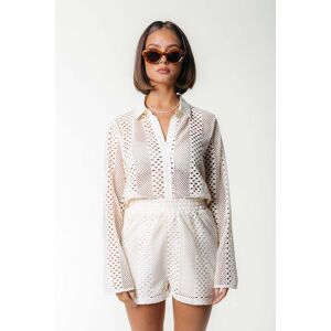 Colourful Rebel Nolita Crochet Short Off White Taille: XL Chemises à boutons Outlet Femme Blanche - Publicité Colourful Rebel Nolita Crochet Short Off White Taille: XL Chemises à boutons Outlet Femme Blanche - Publicité