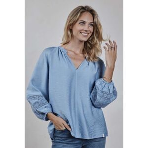 DIDI Blouse Soleil Placid Blue Taille: 38 Chemisiers Outlet Femme Bleu - Publicité DIDI Blouse Soleil Placid Blue Taille: 38 Chemisiers Outlet Femme Bleu - Publicité