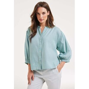 DIDI Blouse Senna Surf Green Taille: 44 Chemises à boutons Outlet Femme Vert - Publicité DIDI Blouse Senna Surf Green Taille: 44 Chemises à boutons Outlet Femme Vert - Publicité