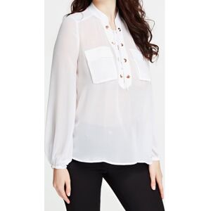 Guess by Marciano GUESS Marciano By Aaron Blouse Ro True White A000 Taille: XS Chemisiers Outlet Femme Blanche - Publicité Guess by Marciano GUESS Marciano By Aaron Blouse Ro True White A000 Taille: XS Chemisiers Outlet Femme Blanche - Publicité
