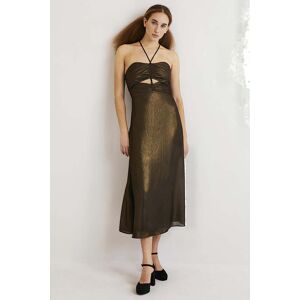 Boden Metallic Halterneck Midi Dress Gld Taille: 12R Robes Outlet Femme - Publicité Boden Metallic Halterneck Midi Dress Gld Taille: 12R Robes Outlet Femme - Publicité