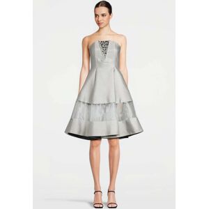 Marcell von Berlin Women‘s Midi Corset Dress With Swarovski Crystals Silver Gra Taille: 36 Robes Outlet Femme Gris - Publicité Marcell von Berlin Women‘s Midi Corset Dress With Swarovski Crystals Silver Gra Taille: 36 Robes Outlet Femme Gris - Publicité