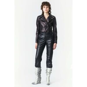 Marcell von Berlin Leather Slim Fit Biker Jacket Black Taille: 34 Vestes en cuir Outlet Femme Le Noir - Publicité Marcell von Berlin Leather Slim Fit Biker Jacket Black Taille: 34 Vestes en cuir Outlet Femme Le Noir - Publicité