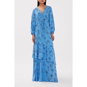 IVY OAK Niobe Maxi Length Ruffle Dress Flower Summer Sky Taille: 34 Robes longues Outlet Femme - Publicité IVY OAK Niobe Maxi Length Ruffle Dress Flower Summer Sky Taille: 34 Robes longues Outlet Femme - Publicité