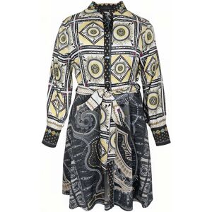 Mucho Gusto Dress Louvain Black Grey Ecru Black, Grey, Ecru Taille: XL Robes Chemises Outlet Femme Le Noir - Publicité Mucho Gusto Dress Louvain Black Grey Ecru Black, Grey, Ecru Taille: XL Robes Chemises Outlet Femme Le Noir - Publicité
