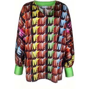 Mucho Gusto Blouse Beverly Hills Silk Multicolor Logomania Multicolor Taille: XS Chemisiers Outlet Femme - Publicité Mucho Gusto Blouse Beverly Hills Silk Multicolor Logomania Multicolor Taille: XS Chemisiers Outlet Femme - Publicité