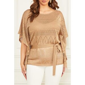 Guess by Marciano GUESS Marciano By Hydra Top Kimono Swt Khaki Tan Taille: XS/S Pulls en Maille Outlet Femme Marron - Publicité Guess by Marciano GUESS Marciano By Hydra Top Kimono Swt Khaki Tan Taille: XS/S Pulls en Maille Outlet Femme Marron - Publicité