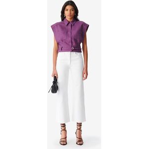 IRO Paris Aiden Flared In White Taille: 24 Pantalons larges Outlet Femme Blanche - Publicité IRO Paris Aiden Flared In White Taille: 24 Pantalons larges Outlet Femme Blanche - Publicité