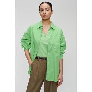 ZENGGI Wide Organic Cotton Shirt Grass Green Taille: S Chemises à boutons Outlet Femme Vert - Publicité ZENGGI Wide Organic Cotton Shirt Grass Green Taille: S Chemises à boutons Outlet Femme Vert - Publicité