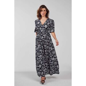DIDI Maxi Maxi Dress Bueno Darkblue With White Senna Print Taille: 34 Robes longues Outlet Femme Blanche - Publicité DIDI Maxi Maxi Dress Bueno Darkblue With White Senna Print Taille: 34 Robes longues Outlet Femme Blanche - Publicité