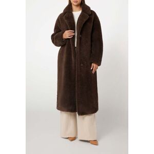 Guess by Marciano GUESS Eco New Alina Long Coat Chocolate Brownie Taille: L Manteaux en fausse fourrure Outlet Femme Marron - Publicité Guess by Marciano GUESS Eco New Alina Long Coat Chocolate Brownie Taille: L Manteaux en fausse fourrure Outlet Femme Marron - Publicité