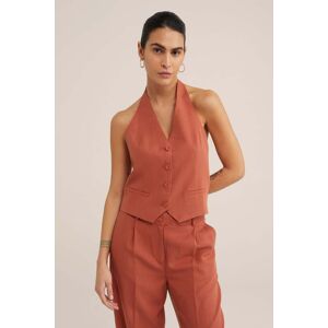 We Fashion Waistcoat Rust Brown Taille: 46 Vestes sans manches Outlet Femme Marron - Publicité We Fashion Waistcoat Rust Brown Taille: 46 Vestes sans manches Outlet Femme Marron - Publicité