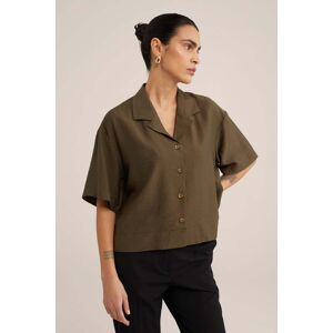 We Fashion Blouse Army Green Taille: 3XL Chemisiers Outlet Femme Vert - Publicité We Fashion Blouse Army Green Taille: 3XL Chemisiers Outlet Femme Vert - Publicité