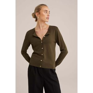 We Fashion Knitted Cardigan Army Green Taille: XS Cardigans Outlet Femme Vert - Publicité We Fashion Knitted Cardigan Army Green Taille: XS Cardigans Outlet Femme Vert - Publicité