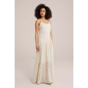 We Fashion Dress Maxi Length Off-white Taille: XL Robes longues Outlet Femme Blanc - Publicité We Fashion Dress Maxi Length Off-white Taille: XL Robes longues Outlet Femme Blanc - Publicité