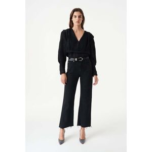 IRO Paris Aiden Jean Black Taille: 25 Pantalons larges Outlet Femme Le Noir - Publicité IRO Paris Aiden Jean Black Taille: 25 Pantalons larges Outlet Femme Le Noir - Publicité