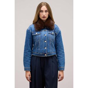 Oltre Denim Jacket With Quilted Lining Blue Taille: XS Vestes en jeans Outlet Femme Bleu - Publicité Oltre Denim Jacket With Quilted Lining Blue Taille: XS Vestes en jeans Outlet Femme Bleu - Publicité