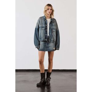 Mikuta The Dark Blue Slit Denim Skirt Taille: S Mini Jupes Outlet Femme Bleu - Publicité Mikuta The Dark Blue Slit Denim Skirt Taille: S Mini Jupes Outlet Femme Bleu - Publicité
