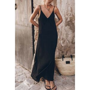 Mikuta The Black Long Crinkle Dress Taille: L Robes longues Outlet Femme Le Noir - Publicité Mikuta The Black Long Crinkle Dress Taille: L Robes longues Outlet Femme Le Noir - Publicité