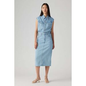 Levis Levi's Iconic Sleeveless Lightweight Dress Light Indigo Taille: XS Robes Outlet Femme Bleu - Publicité Levis Levi's Iconic Sleeveless Lightweight Dress Light Indigo Taille: XS Robes Outlet Femme Bleu - Publicité