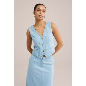 We Fashion Waistcoat Light Blue Taille: 38 Vestes en jeans Outlet Femme Bleu - Publicité We Fashion Waistcoat Light Blue Taille: 38 Vestes en jeans Outlet Femme Bleu - Publicité