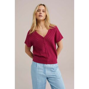We Fashion Knitted Cardigan Burgundy Red Taille: 3XL Vestes Outlet Femme Marron - Publicité We Fashion Knitted Cardigan Burgundy Red Taille: 3XL Vestes Outlet Femme Marron - Publicité