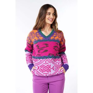 Esqualo Sweater Jacquard Colored Fuchsia Taille: S Pulls en Maille Outlet Femme Rose - Publicité Esqualo Sweater Jacquard Colored Fuchsia Taille: S Pulls en Maille Outlet Femme Rose - Publicité