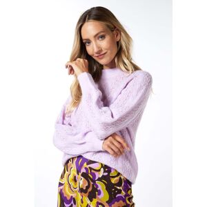 Esqualo Sweater Cable Ajour Lilac Taille: S Pulls en Maille Outlet Femme Mauve - Publicité Esqualo Sweater Cable Ajour Lilac Taille: S Pulls en Maille Outlet Femme Mauve - Publicité