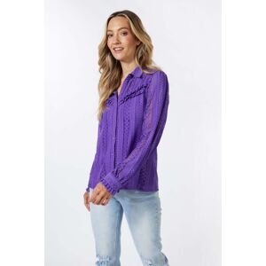Esqualo Blouse Lace Puff Slve Deep Lavender Taille: 36 Chemisiers Outlet Femme - Publicité Esqualo Blouse Lace Puff Slve Deep Lavender Taille: 36 Chemisiers Outlet Femme - Publicité