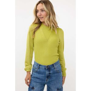 Esqualo Sweater Mix Rib V-detail Lurex Matcha Green Taille: XL Pulls en Maille Outlet Femme Vert - Publicité Esqualo Sweater Mix Rib V-detail Lurex Matcha Green Taille: XL Pulls en Maille Outlet Femme Vert - Publicité