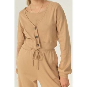 American Vintage Long-sleeved V-neck Button-down Vest Praline Taille: L Cardigans Outlet Femme - Publicité American Vintage Long-sleeved V-neck Button-down Vest Praline Taille: L Cardigans Outlet Femme - Publicité