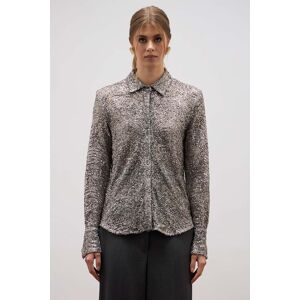 Oltre Sequined Shirt Grey Taille: 44 Chemises à boutons Outlet Femme Gris - Publicité Oltre Sequined Shirt Grey Taille: 44 Chemises à boutons Outlet Femme Gris - Publicité