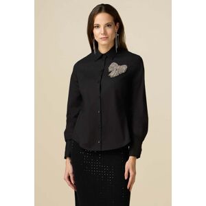 Oltre Shirt With Jewel Embroidery Black Taille: 42 Chemises à boutons Outlet Femme Le Noir - Publicité Oltre Shirt With Jewel Embroidery Black Taille: 42 Chemises à boutons Outlet Femme Le Noir - Publicité