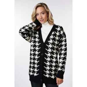 Esqualo Cardigan Houndstooth Jacquard Black / Off White Taille: S Vestes Outlet Femme Le Noir - Publicité Esqualo Cardigan Houndstooth Jacquard Black / Off White Taille: S Vestes Outlet Femme Le Noir - Publicité